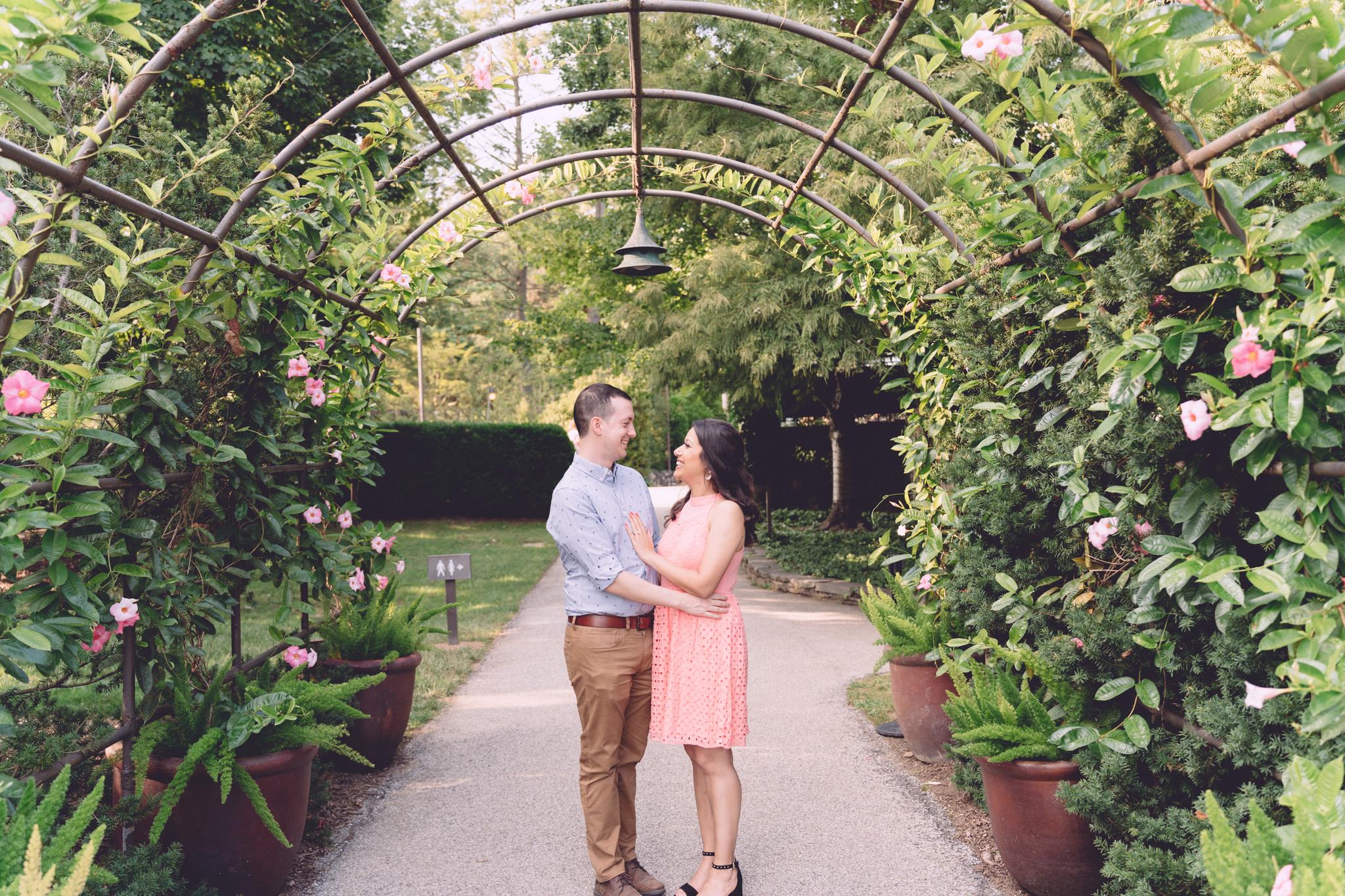 An Unforgettable Engagement Photoshoot at Longwood Gardens